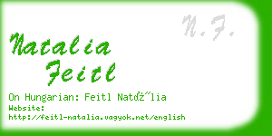 natalia feitl business card